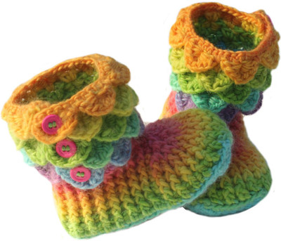 

Al-Riyo Booties(Toe to Heel Length - 10 cm Multicolor)