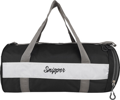 

Snipper Shoe Compartment Gym Bag(Black, Kit Bag)