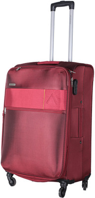 47 OFF on Aristocrat Estate Spinner Soft Trolley 71cm Red Expandable Check in Luggage 28 inch Red on Flipkart PaisaWapas