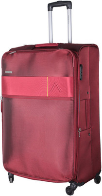 

Aristocrat Estate Spinner Soft Trolley 81cm (Red) Expandable Check-in Luggage - 32 inch(Red)