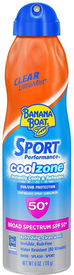 

Banana Boat Sport Cool Zone Sunscreen Continuous Spray - SPF 50+(170 g)
