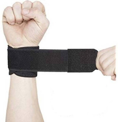 Wintex High Quality omb Elastic Wrist Support(Black