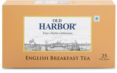 

old harbor tea English Breakfast Tea 25 Tea Bags Black Black Tea Bags Box(50 g)