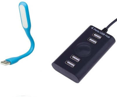 

durReey Set of Multi E11BU USB Hub, Led Light(Blue, Black)