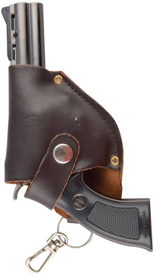 Star Magic FIRST QUALITY SMALL REVOLVER WITH SOFT COVER Pocket Lighter(GUN TYPE -)