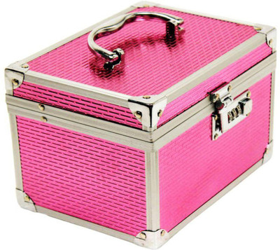 

Shilpika Creation Awesome multipurpose vanity case makeup box Vanity Box(Pink)