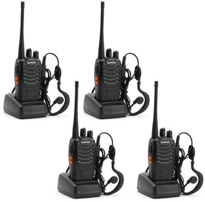 

BaoFeng (4 Pcs) BF-888S Walkie Talkie(Black)