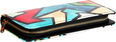 

Ferdeko Women Multicolor Artificial Leather Wallet(8 Card Slots), De psychedelia crook4474