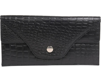 

GoLeather Women Black Genuine Leather Wallet(6 Card Slots)