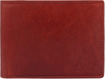 

HEUREUX Men Brown Genuine Leather Wallet(5 Card Slots)