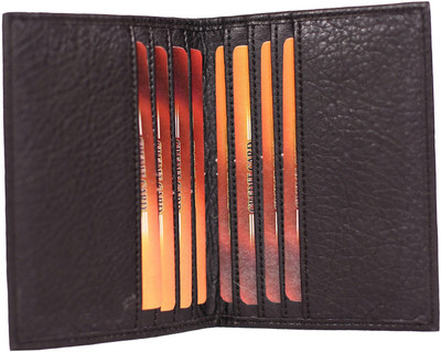 

Peacock Mundkar Boys Brown Artificial Leather Card Holder(7 Card Slots)