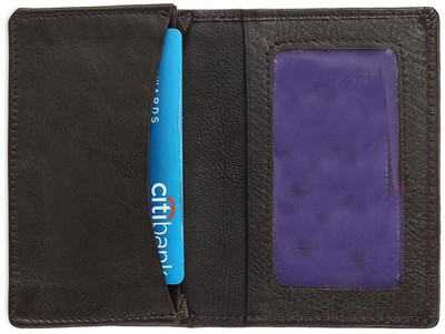 

Peacock Mundkar Boys Black Artificial Leather Card Holder(15 Card Slots)