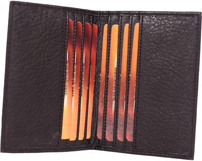 

Peacock Mundkar Boys Black Artificial Leather Wallet(7 Card Slots)