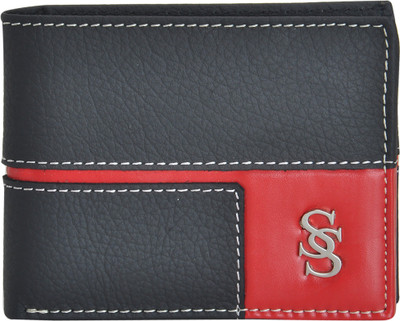 

Second Skin Men Black Genuine Leather Wallet(10 Card Slots)