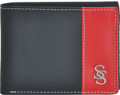 

Second Skin Men Black Genuine Leather Wallet(10 Card Slots)