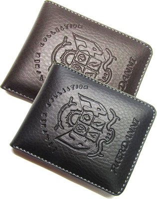 

Peacock Mundkar Boys Black Artificial Leather Wallet(5 Card Slots)