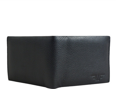 

WINNERFORCE Men Black Genuine Leather Wallet(6 Card Slots)