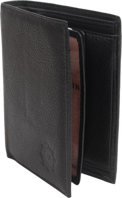 

GoLeather Men Black Genuine Leather Wallet(8 Card Slots)