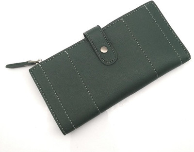 

Satyam Kraft Women Green Artificial Leather Wallet(11 Card Slots), Dark green
