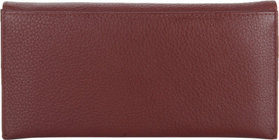 

Hide & Hues Women Maroon Genuine Leather Wallet(6 Card Slots), Burgundy
