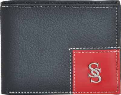 

Second Skin Men Black Genuine Leather Wallet(10 Card Slots)