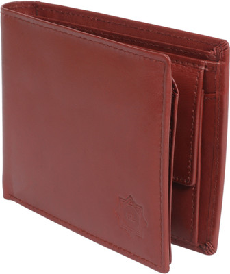 

GoLeather Men Red Genuine Leather Wallet(7 Card Slots)