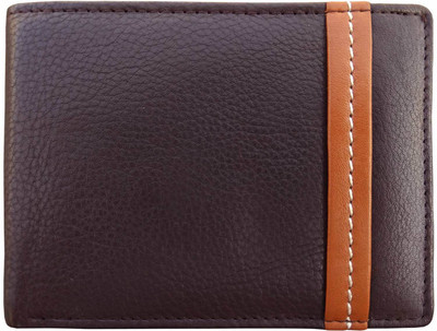 

JusTrack Men Brown, Tan Genuine Leather Wallet(8 Card Slots)