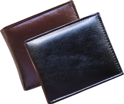 

Peacock Mundkar Boys Black Artificial Leather Wallet(7 Card Slots)
