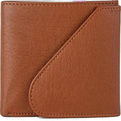 

R.S Style Men Brown Artificial Leather Wallet(3 Card Slots)