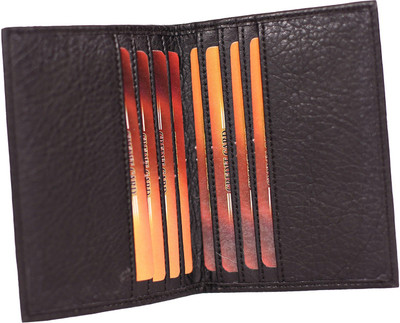 

Peacock Mundkar Boys Black Artificial Leather Card Holder(7 Card Slots)