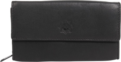 

GoLeather Women Black Genuine Leather Wallet(4 Card Slots)
