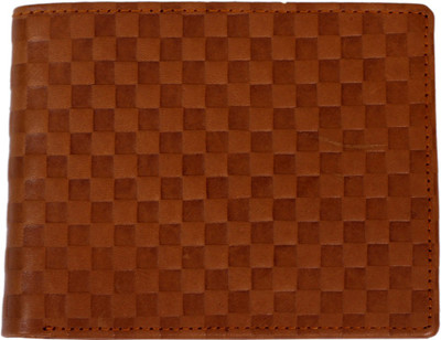 

HEUREUX Men Tan Genuine Leather Wallet(5 Card Slots)
