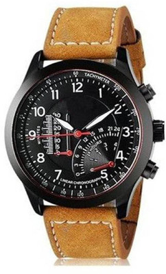 

PEPPER STYLE New Collection Curren Festive Season Special Black Round Shapped Dial Brown Leather Strap Party Wedding | Casual Watch | Formal Watch | Sport Watch | Fashion Wrist Watch - For Men