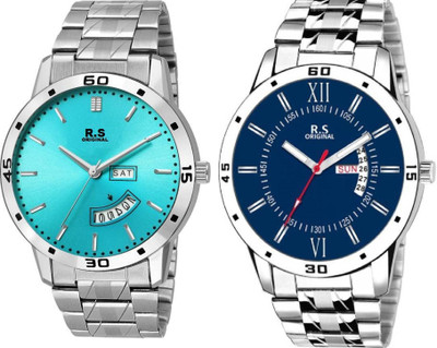 

R S Original RSO-4077 DAY AND DATE BLUE WATCH FOR MEN Watch - For Men