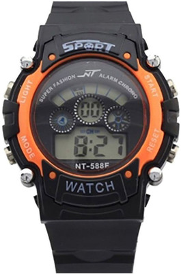 

Newman AJ Stylish Digital Black Analog Watch - For Men