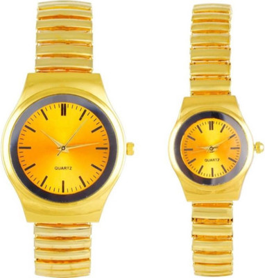 

SD SHOP SS-S11, NEW 178, SS359 New Model Best Golden Combo Men & Women Watch - For Couple