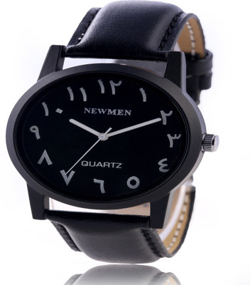 

Newman AJ Stylish New Black Alpha Analog Watch - For Men