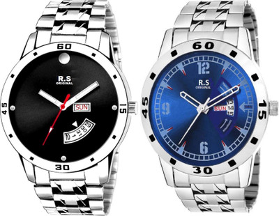 

R S Original RSO-4066 DAY AND DATE BLUE WATCH FOR MEN Watch - For Men