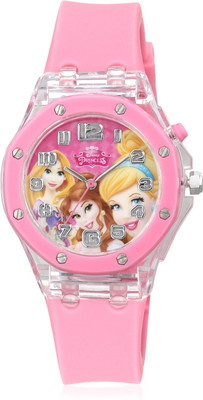 

Disney Princess Pink Analog Led Watch (AW100656) Watch - For Girls