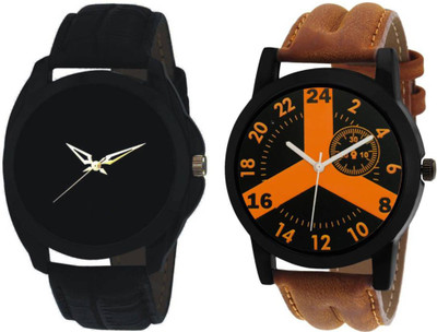 

HBM All Black Gypsy with Designer Fx458 Watch - For Men