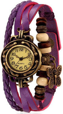 

Justice Fashion breslate pattern multi designer purple colour watch for women and girls Watch - For Women