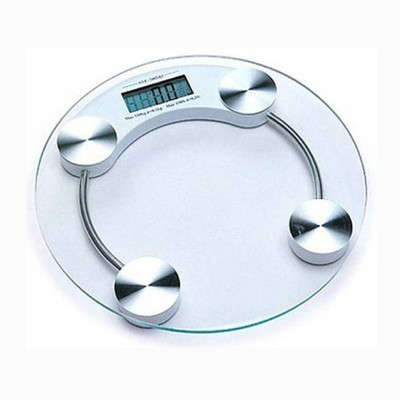 

Mezire ™ Personal Weight Machine 6mm Round Glass Weighing Scale Weighing Scale (Transparent) Weighing Scale(Transparent)