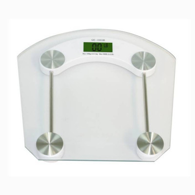 

Mezire ®Personal Digital Bathroom Square Weighing Scale (White) Weighing Scale(Transparent)