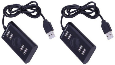

OLECTRA USB 2.0 Hi Speed 4 port Hub ( Black) 4 Port Hub USB Hub(Black)