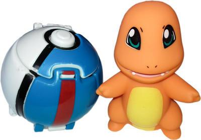 

kidoz kingdom POKEMON FIGURE WITH POKE BALL(Multicolor)