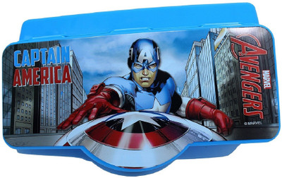 

Fedexo Captain America Avengers Art Plastic Pencil Box (Set of 1, Multicolor)