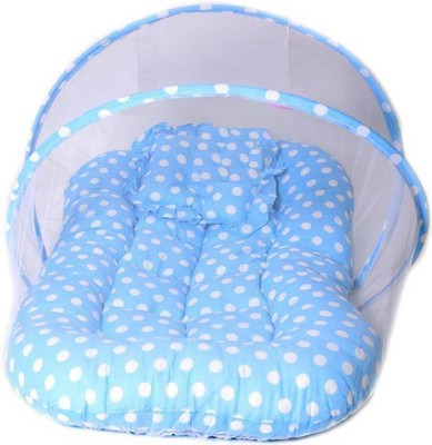

Croox Crib Standard Crib(Fabric, Blue)