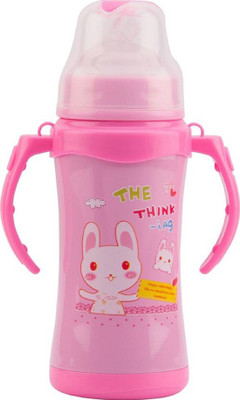 

Croox 180 ML Thermal Insulation Stainless Steel Water and Milk Baby Feeding Bottle GRFD0257402 - 180 ml(Pink)