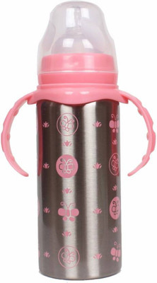 

Croox Kids Multifunctional 3 in 1 Stainless Steel Feeding Bottle - 180ml (PINK) - 180 ml (Pink) - 180 ml(Pink)