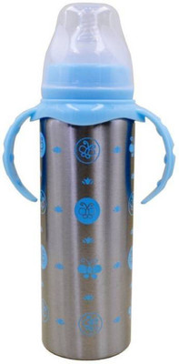 

Croox Thermal Insulation Stainless Steel Baby Feeding Bottle - (Single Head) GRFD0102 - 240 ml(Blue)